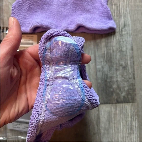 NWT 🦄 Hunza G NWT Gigi Bikini in Lilac - Picture 5 of 8